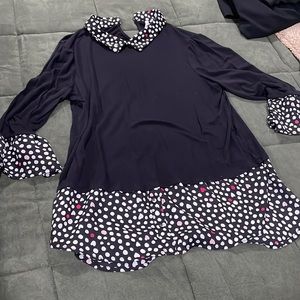 Elle size medium dress blouse